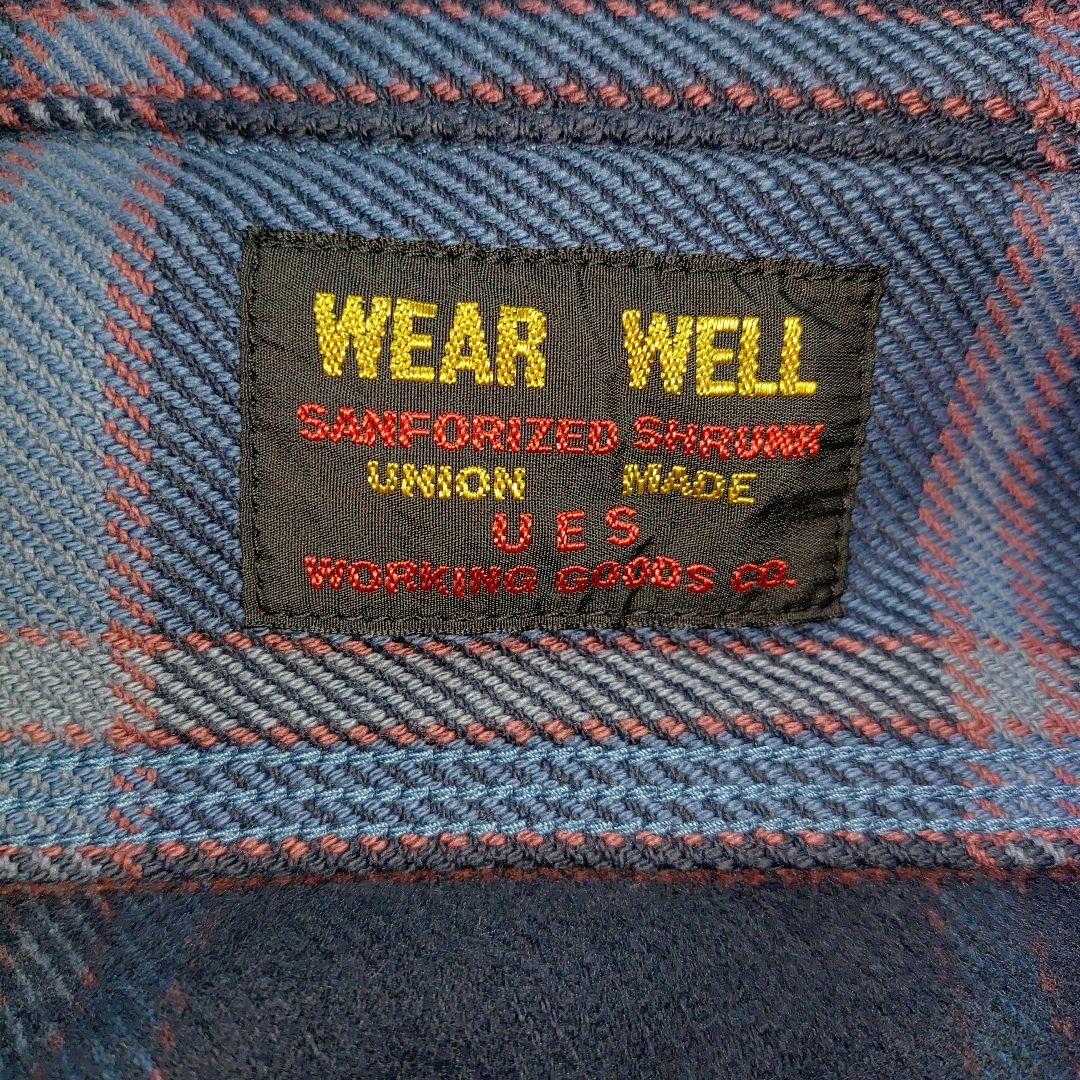 UESウエス エクストラヘビーネルシャツ 502451　15oz サイズ3(L)