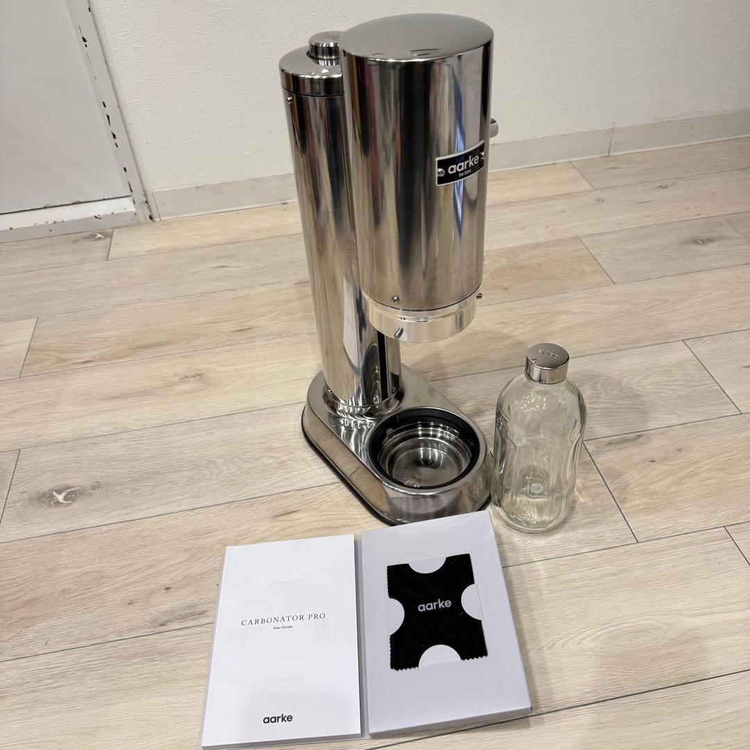 aarke Carbonator PRO 高級ステンレス製炭酸水マシン