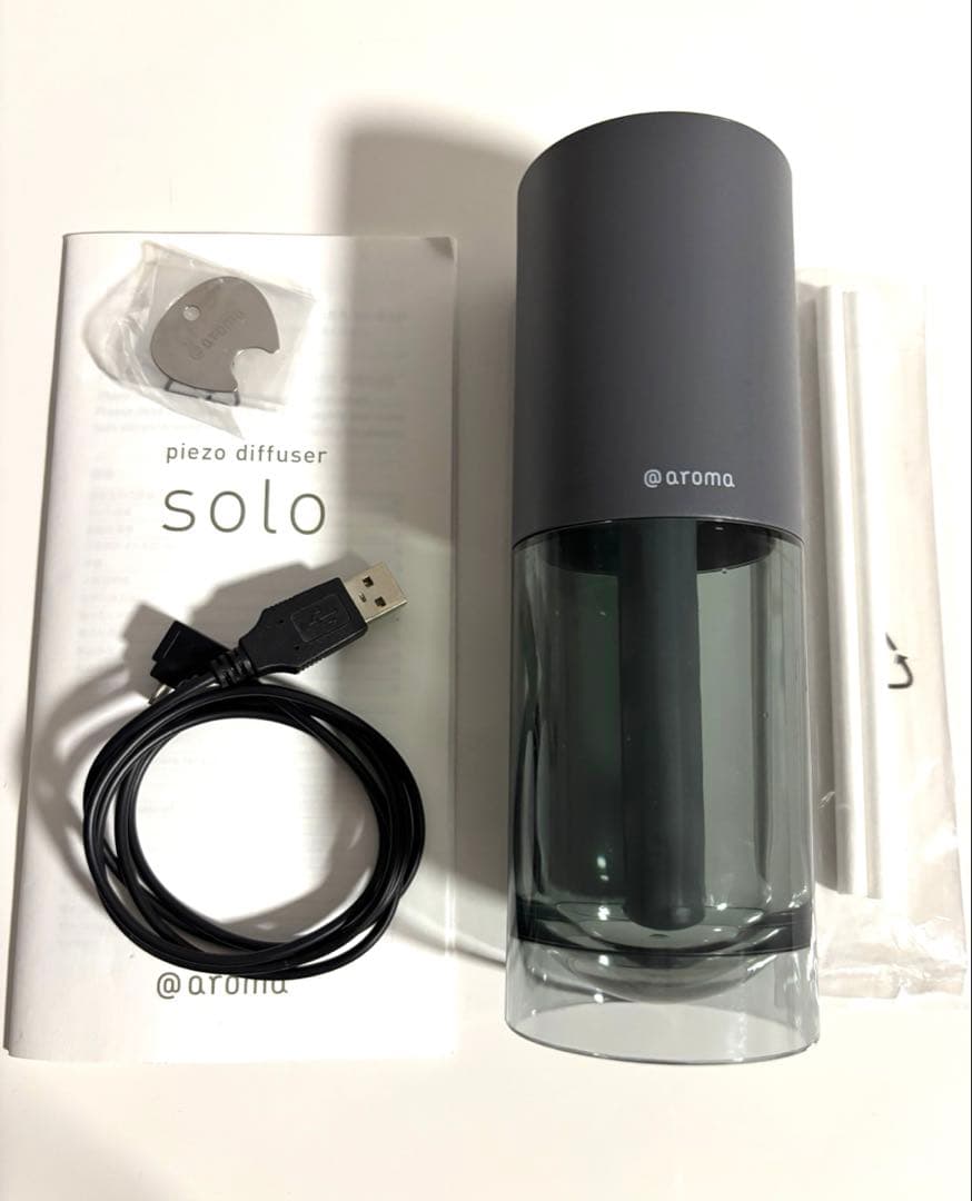 @aroma/アットアロマ/ピエゾ ディフューザー/solo/ソロ/グレー