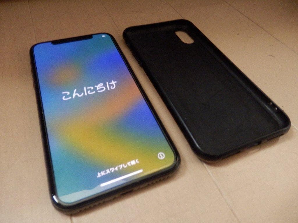 美品 .iPhone X 本体 スペースグレイ 64GB SIMフリー