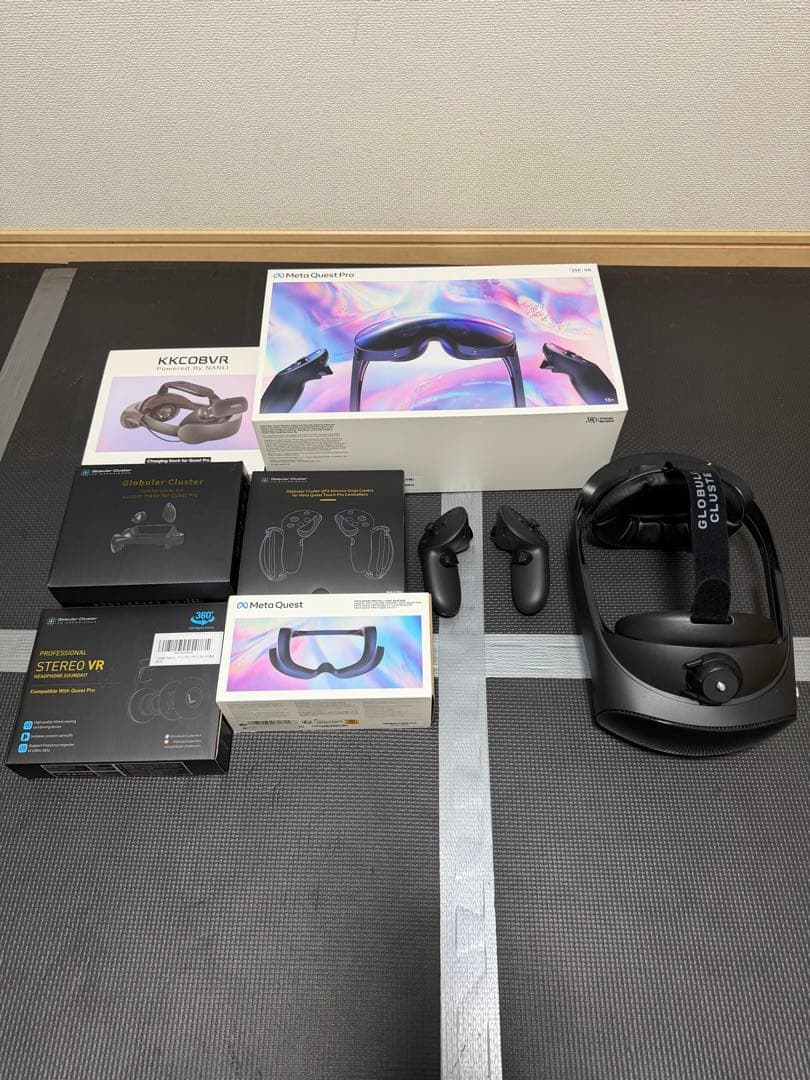  Quest Pro 256GB VRゴーグル フル遮光ブロッカー等