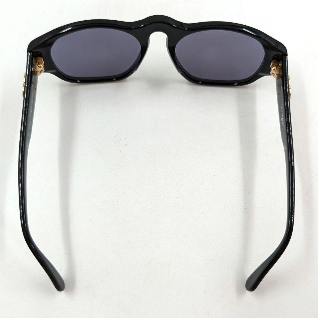 【美品】CHANEL シャネル ココマーク サングラス ケース付き ブラック