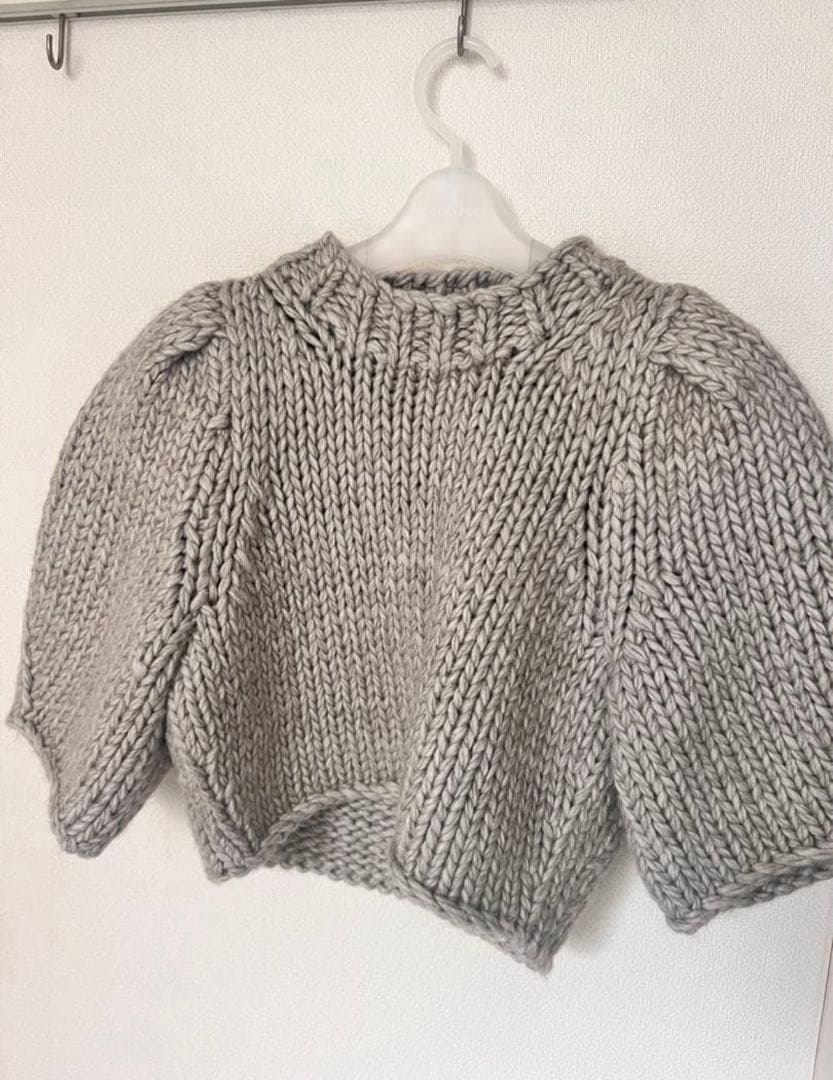 美品♡todayful Puffsleeve Hand Knit 半袖ニット