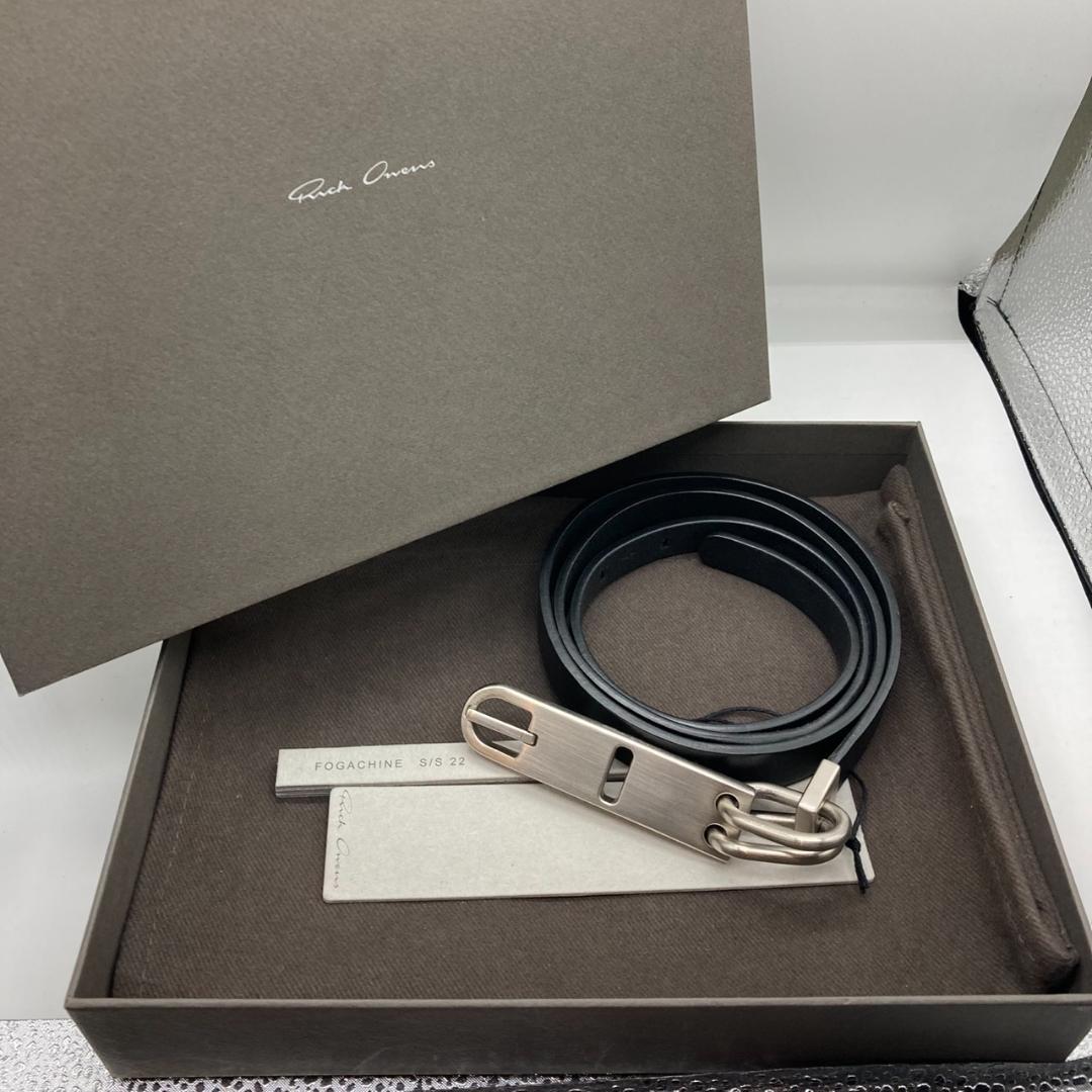 ▼Rick Owens リックオウエンス　ベルト　レザー　22ss 箱付き