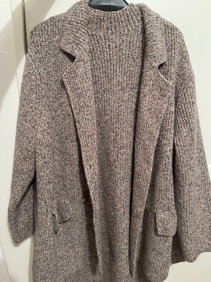 スナイデル　ミニニットワンピース　ニットジャケット