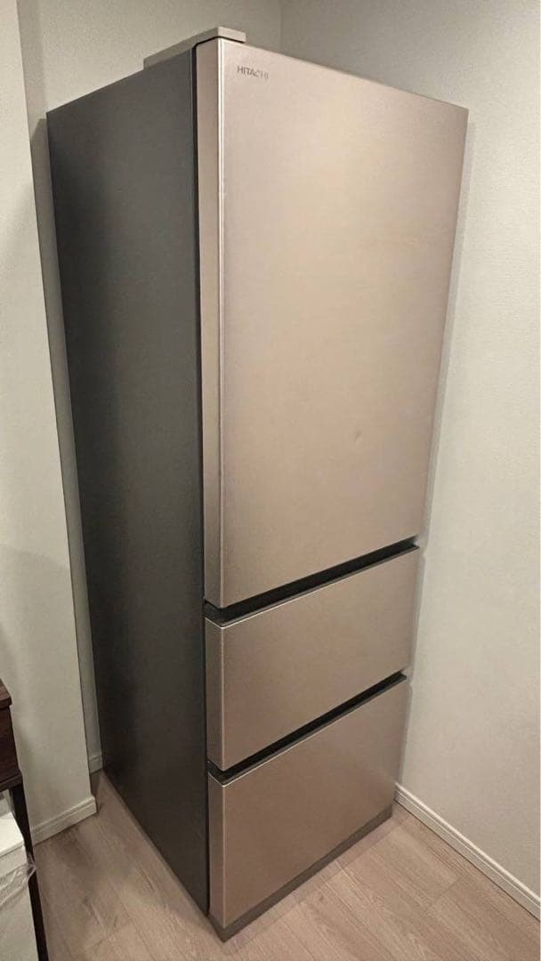 日立 冷蔵庫 3ドア 375L R-V38NVL （2021年 / 左開き）