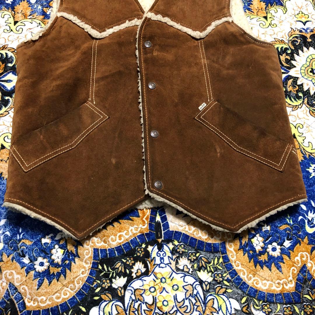 リーバイス　レザーベスト　スウェード　ヴィンテージ