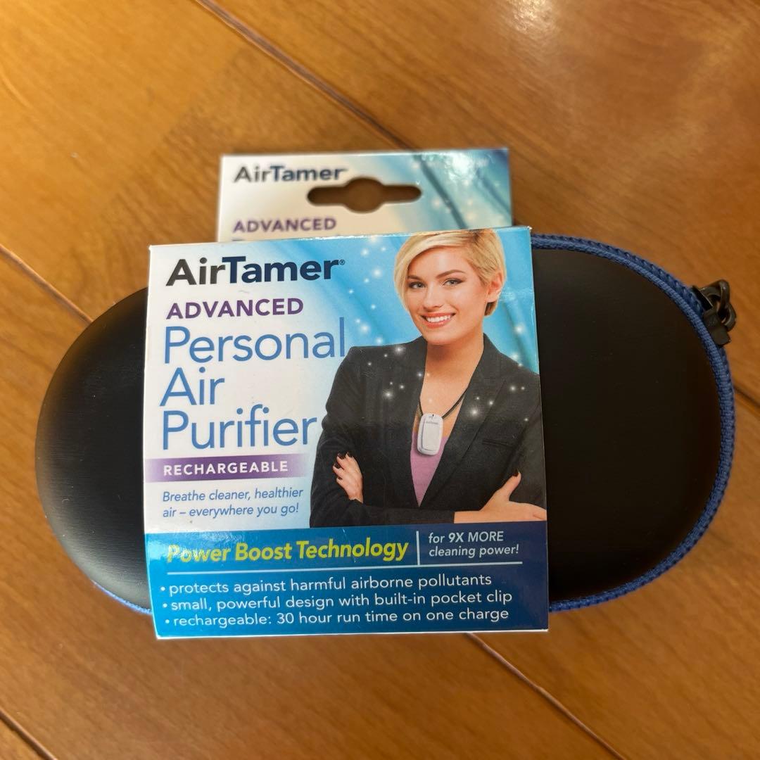 AirTamer ネックレス型 空気清浄機能 ケース付き