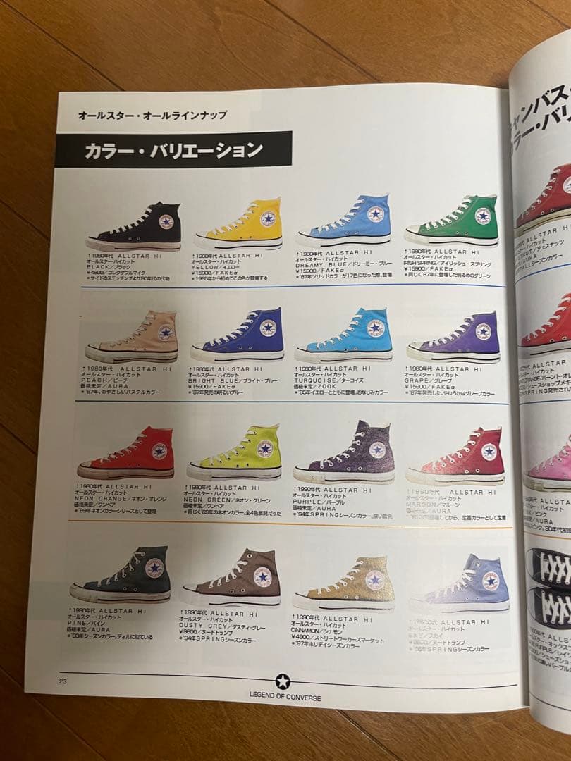 BOON 永久定番 コンバース 本 ビンテージ オールスター 90s 80s