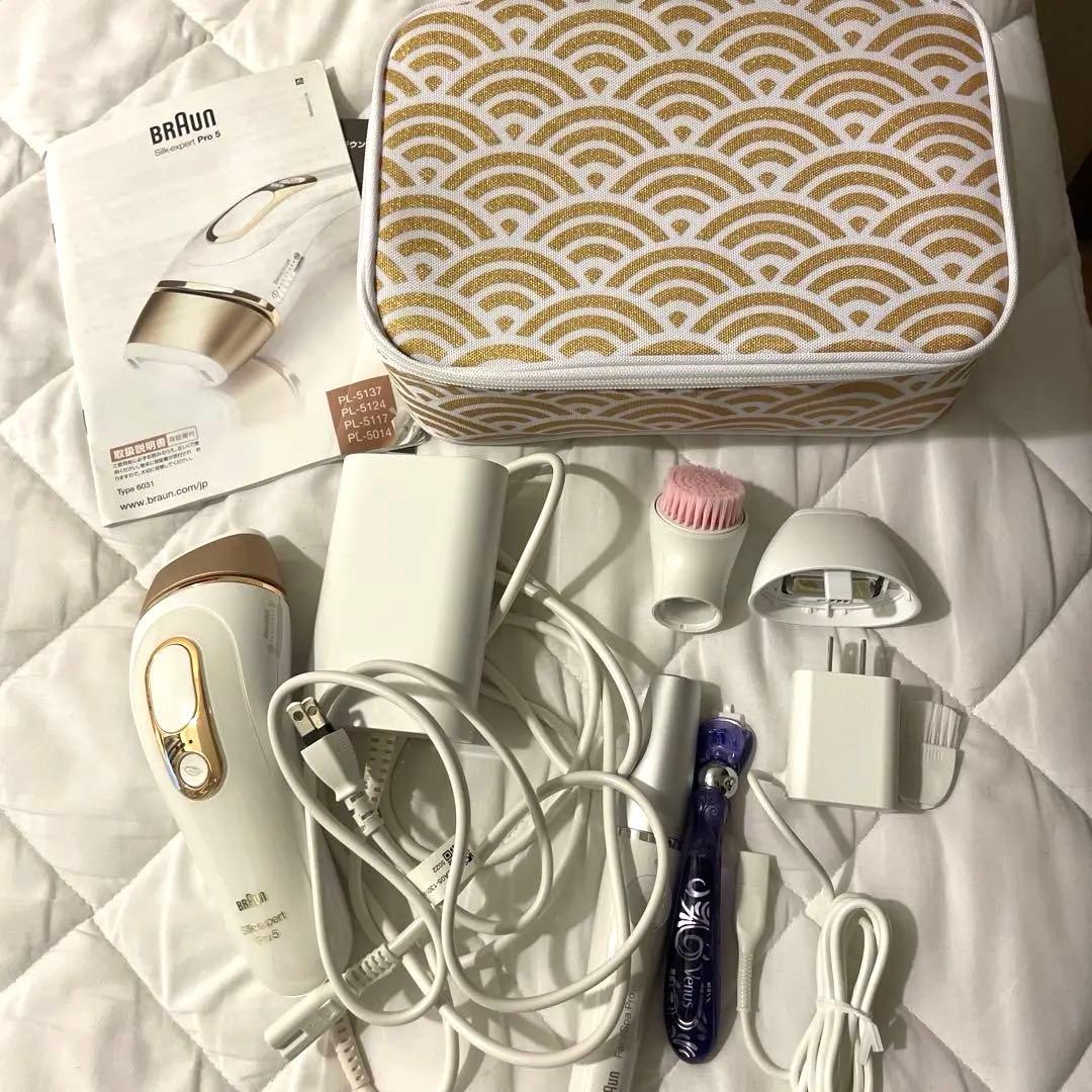 美品　ブラウン　シルク・エキスパート　pro5 脱毛器