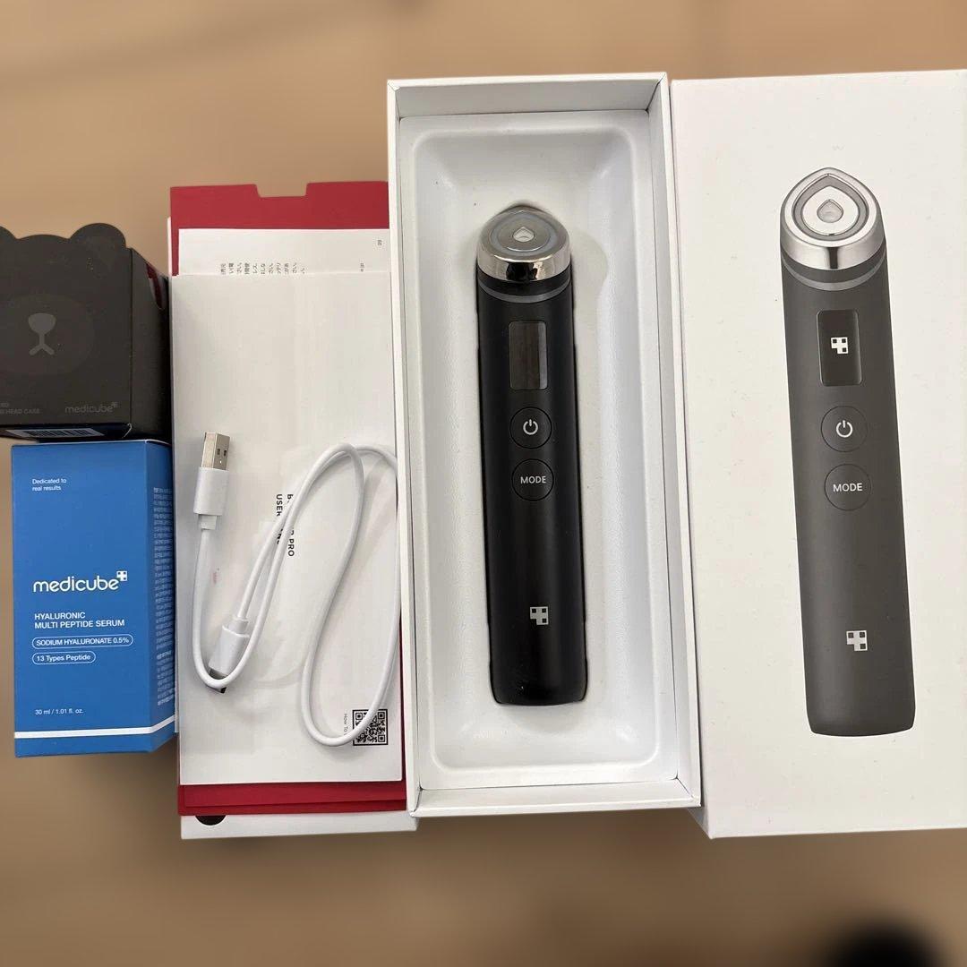 メディキューブ 美顔器 美容液 medicube ブラック