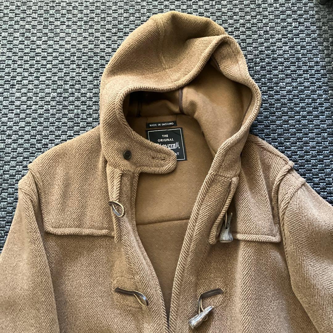 h*x様 グローバーオール　ベージュ ダッフルコートフード付き　正規品　未使用に