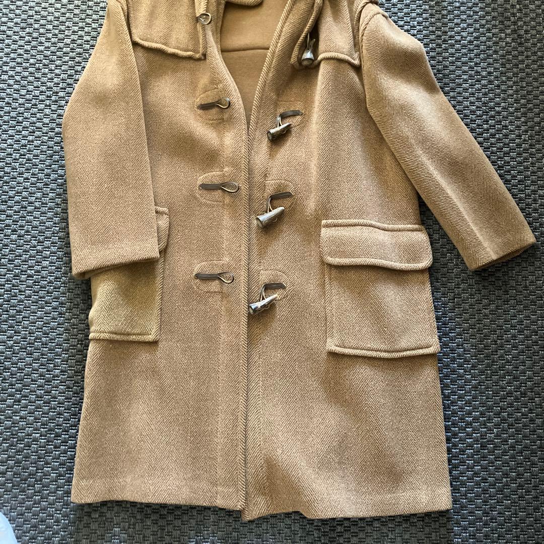 h*x様 グローバーオール　ベージュ ダッフルコートフード付き　正規品　未使用に