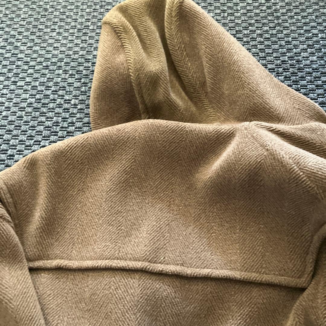 h*x様 グローバーオール　ベージュ ダッフルコートフード付き　正規品　未使用に