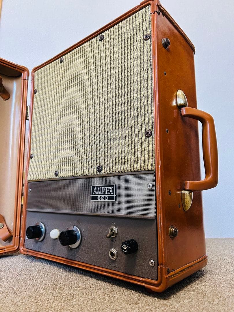 【歴史的逸品】AMPEX 620 真空管アンプ内臓スピーカー 極美