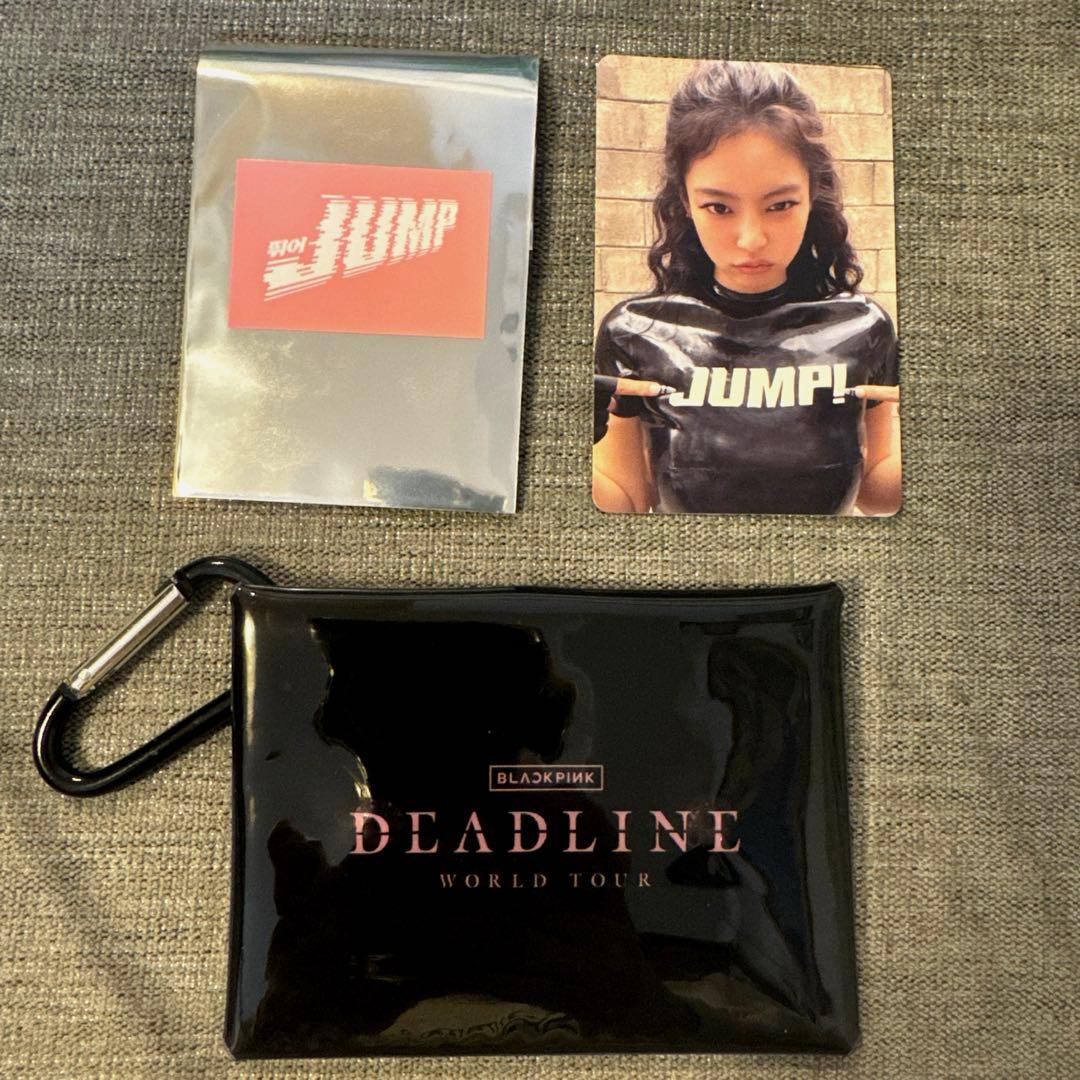 BLACKPINK ジェニートレカ&クリアポーチ　ブラック