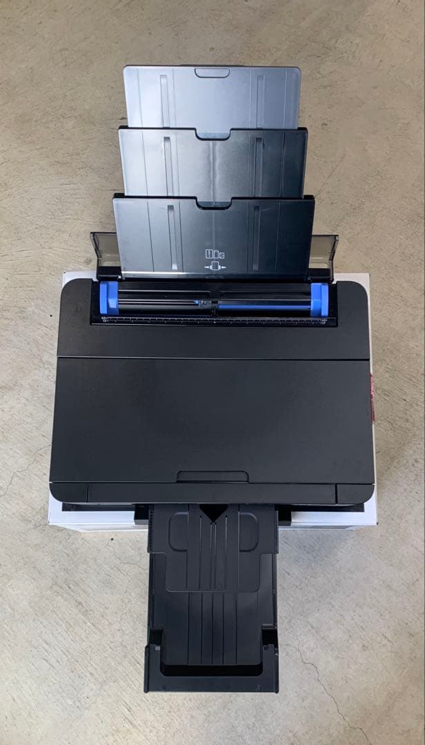 外装美品⭐︎EPSON EP-50V +純正インク ※通電OK・印字不具合あり