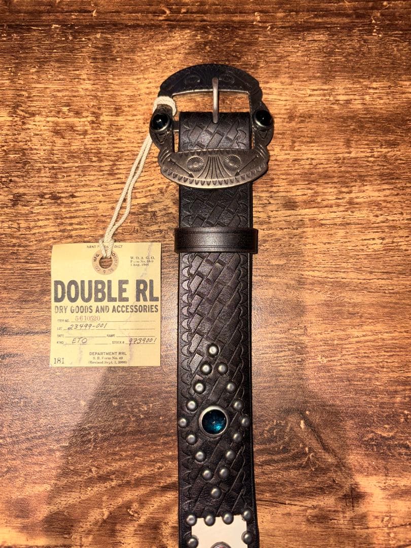 RRL スタッズベルト105cm