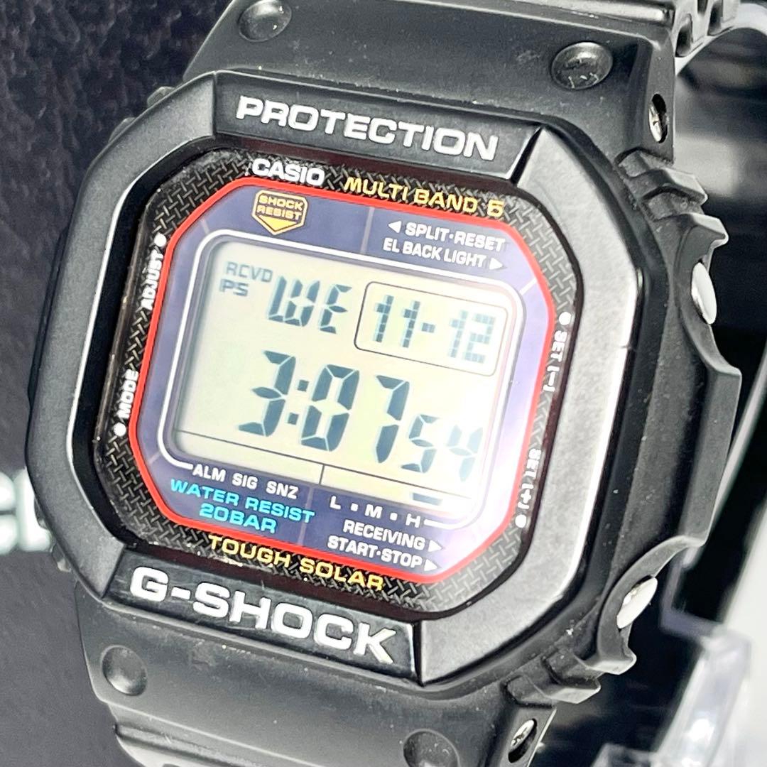【美品/稼働品】カシオ G-SHOCK プロテクションGW-M5600 ソーラー