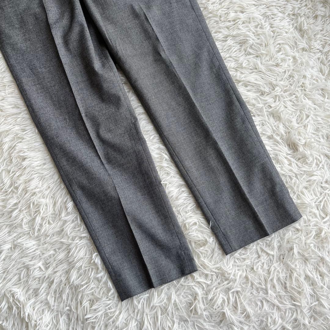 【美品】 UNITED ARROWS ノーカラー セットアップ　グレー　38