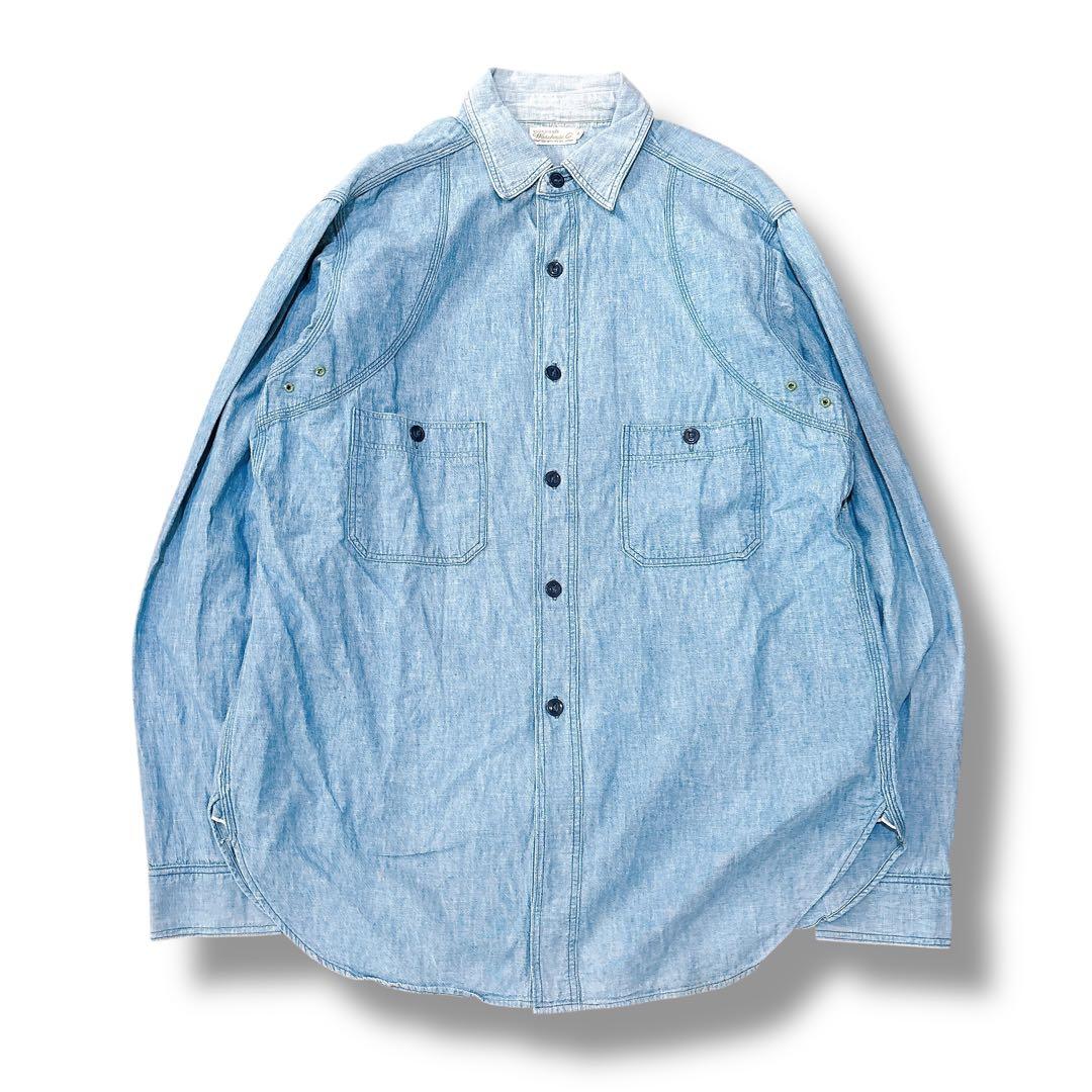 WAREHOUSE ウエアハウス シャンブレーシャツ インディゴ ワークシャツ