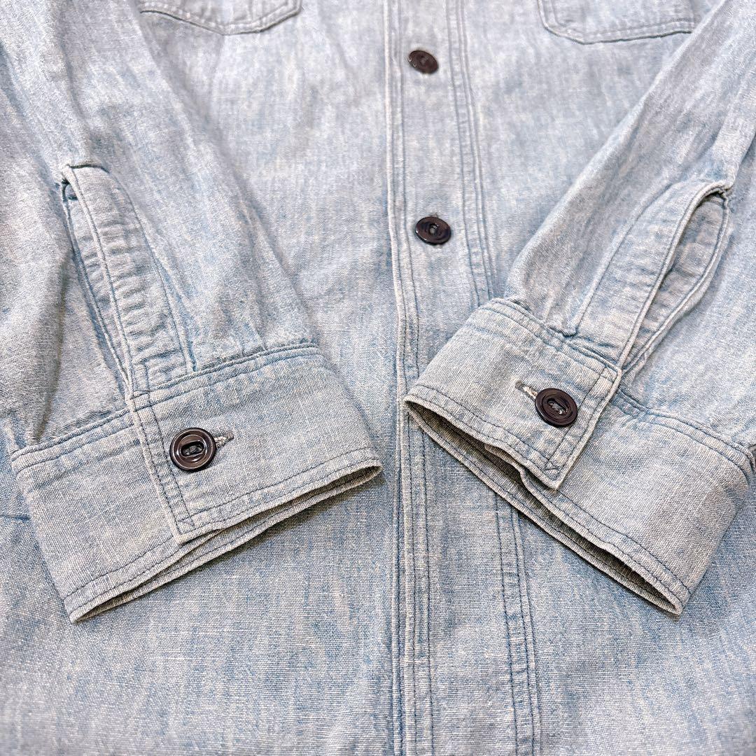 WAREHOUSE ウエアハウス シャンブレーシャツ インディゴ ワークシャツ