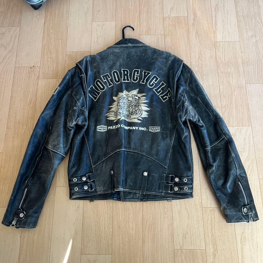PAZZOレザーライダースジャケット