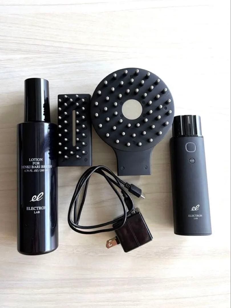 【正規品】デンキバリブラシ2.0 美顔器・美容器 ブラック　箱あり　稼働確認済