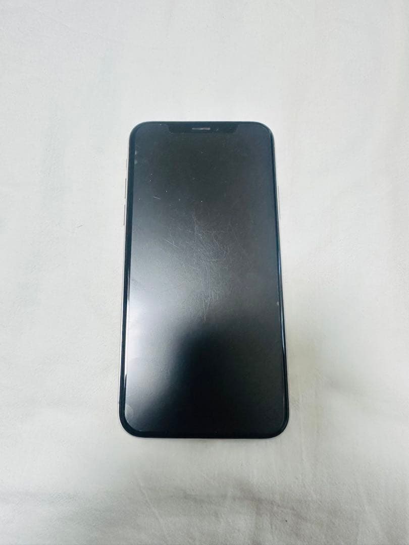 【美品】Apple iPhone X シルバー 本体のみ　256GB