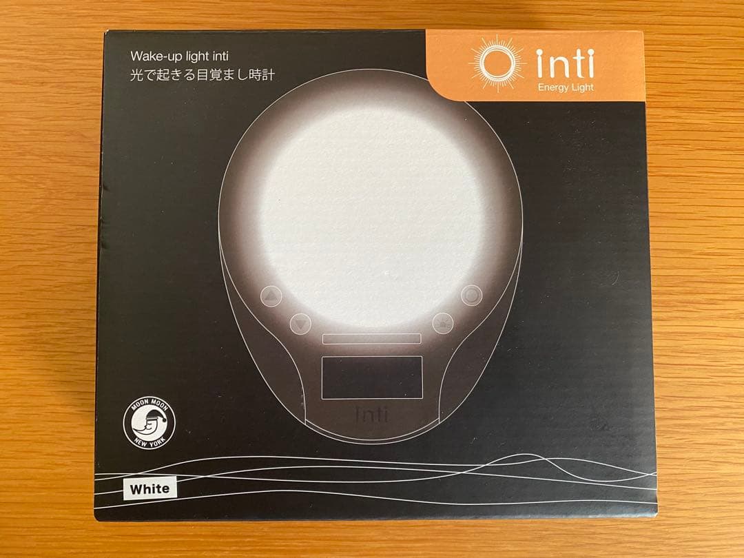 【美品】Moon moon inti4s 光目覚まし時計