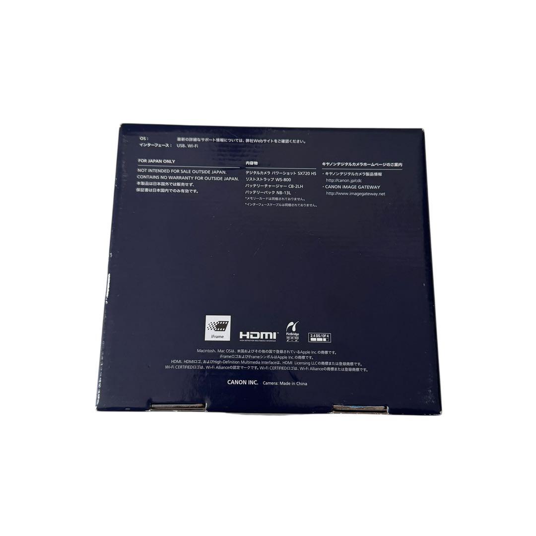 美品 Canon SX720HS ブラック 外箱　付属品あり
