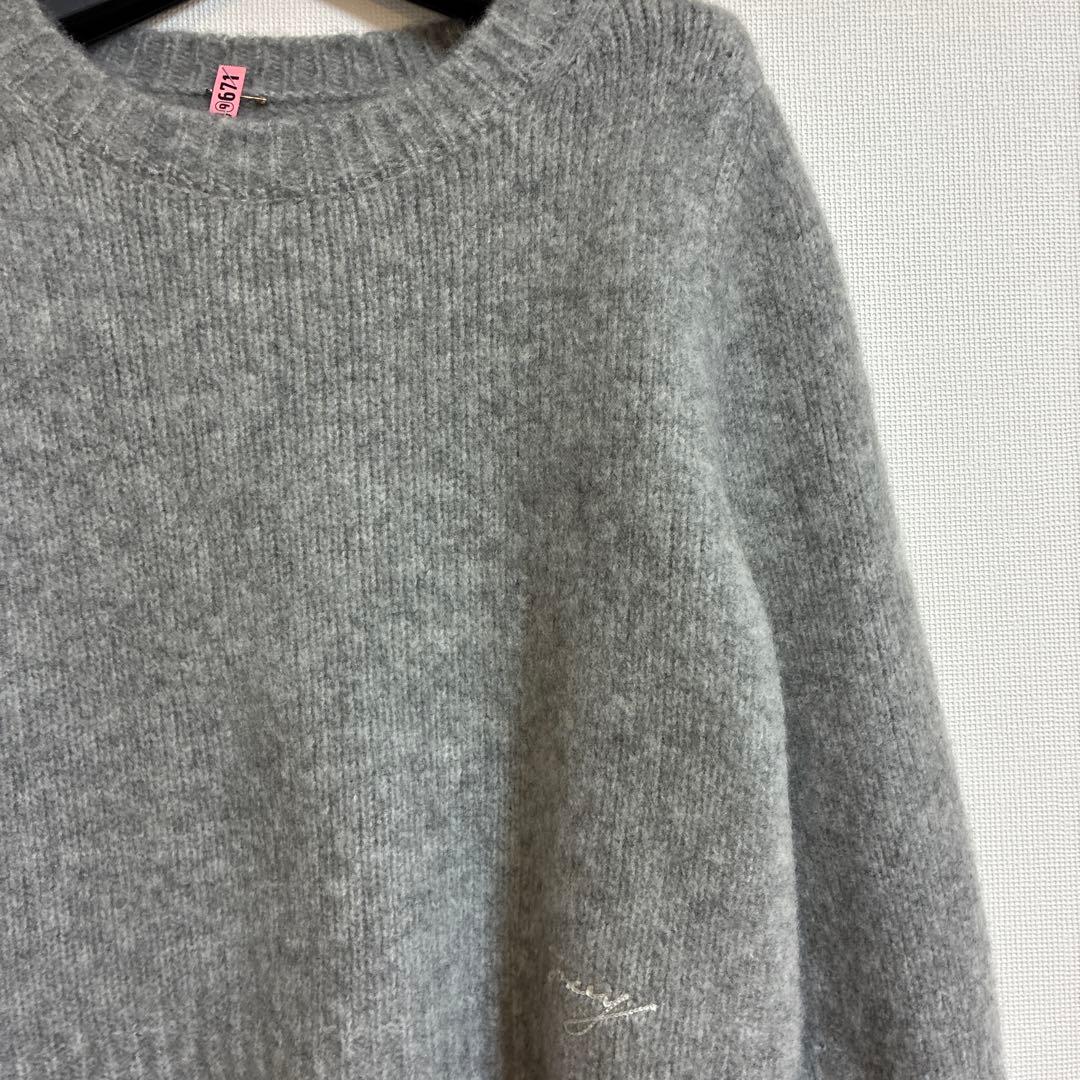 フォクシー　シルクカシミヤ　Knit Top(Palmier)　40 ロゴ