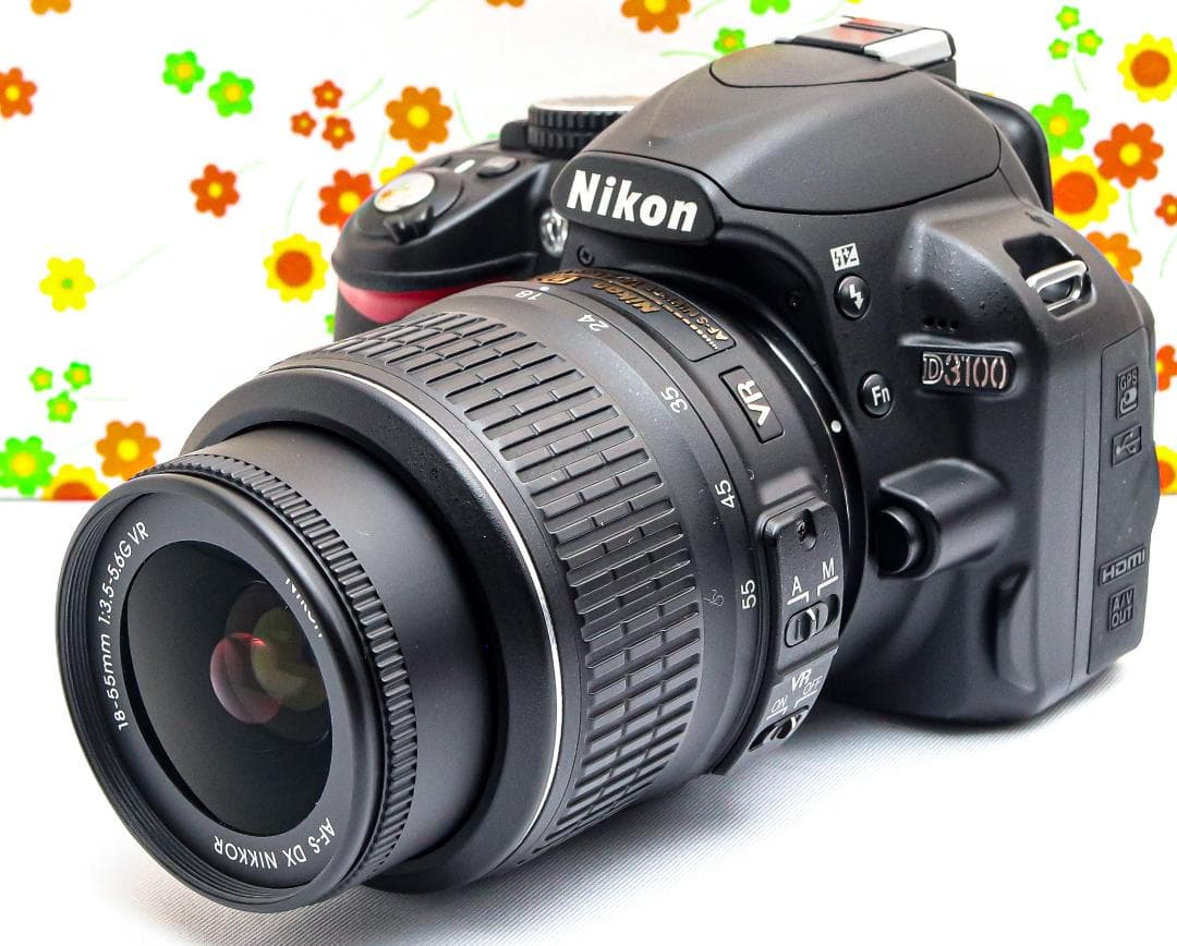 ニコン Nikon D3100☆スマホに転送♪☆手振れ補正付き☆初心者歓迎