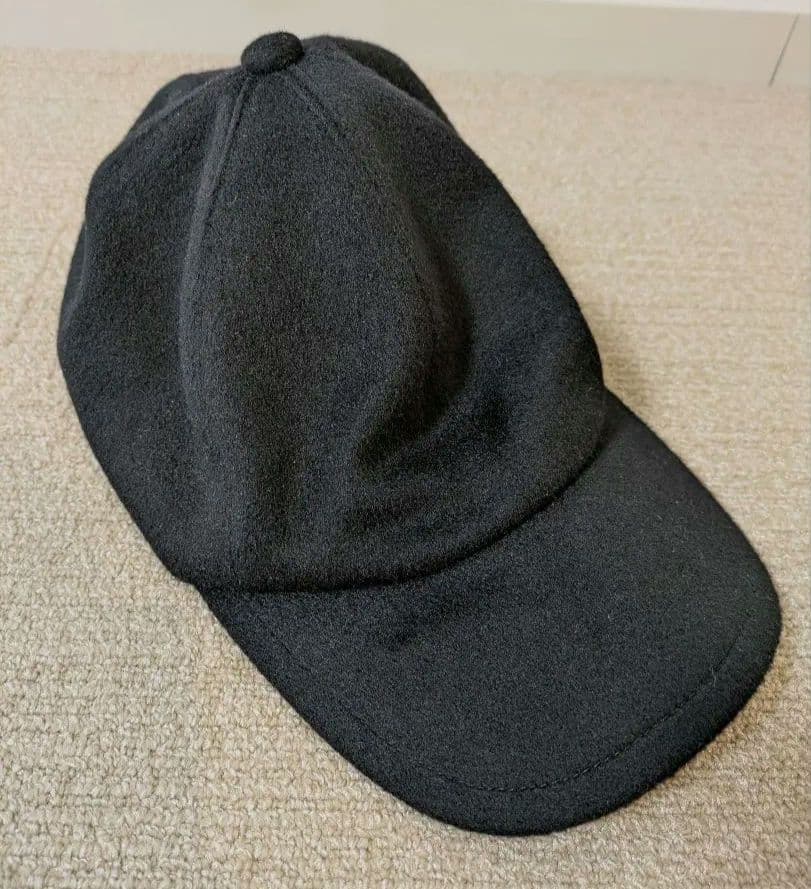 KIJIMA TAKAYUKI カシミヤキャップ ブラック