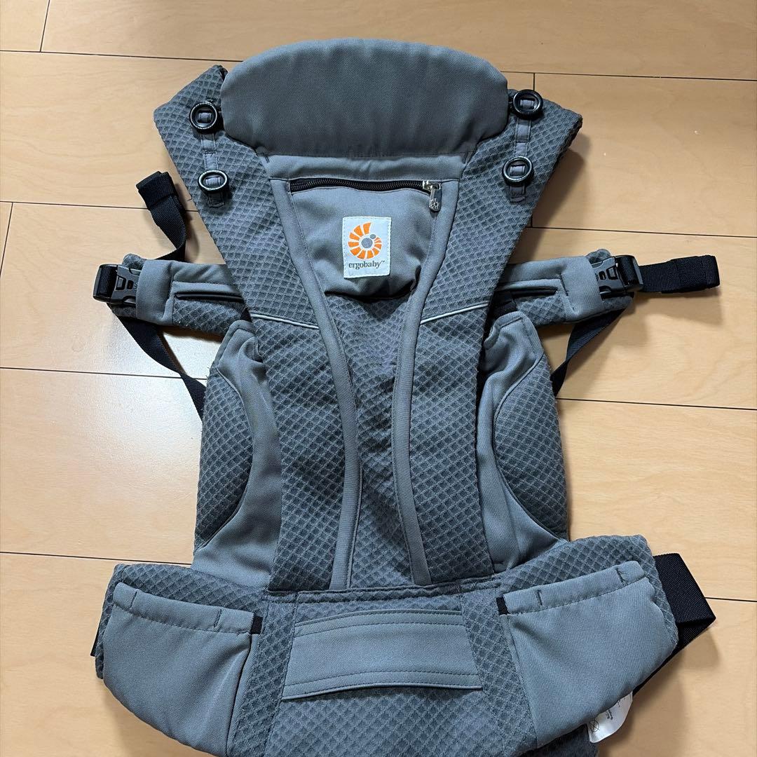 【最終値下げ】エルゴベビー 抱っこ紐 グレー メッシュ【早い者勝ち】