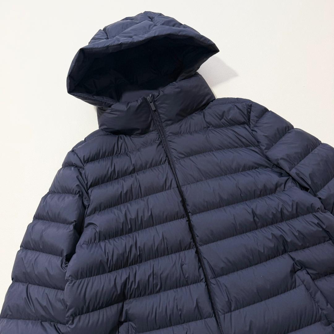 希少　UNIQLO XXL ウルトラライトダウンロングコート　フード取り外し可