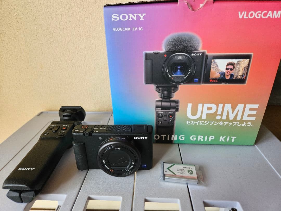 SONY VLOGCAM ZV-1G 撮影グリップキット付き