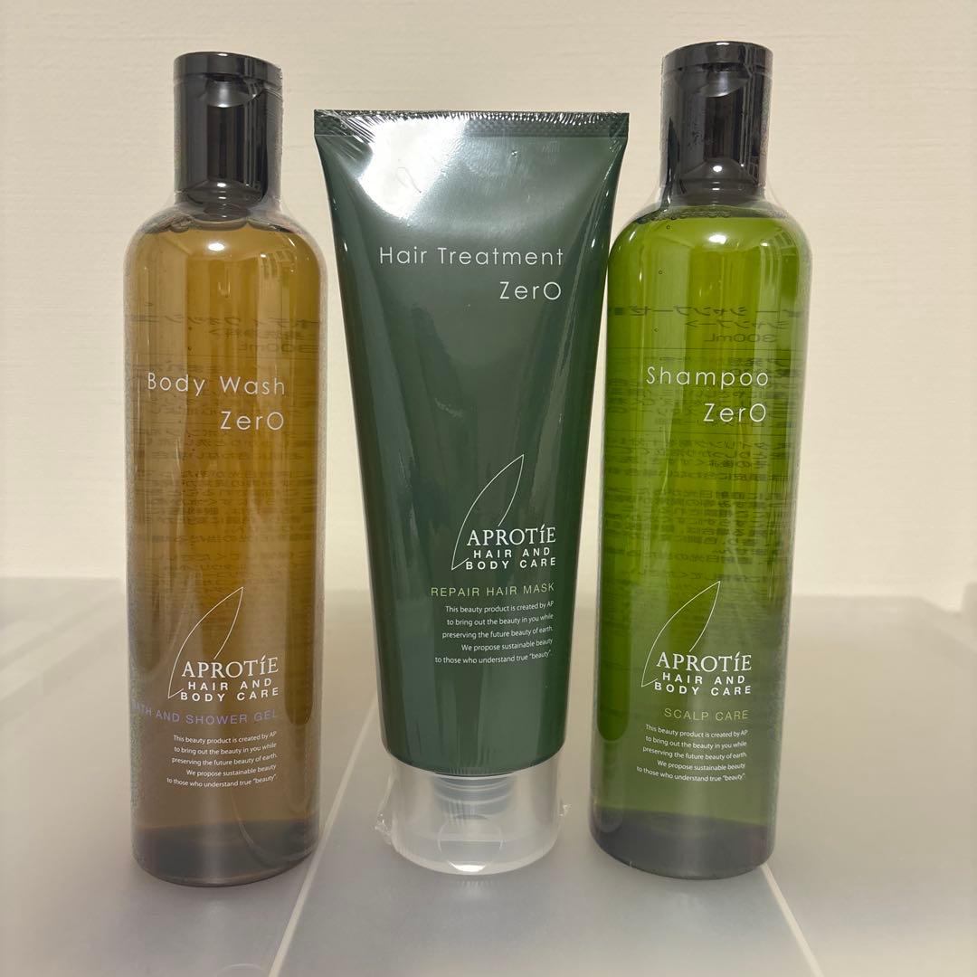 【化学物質ゼロ・未開封】シャンプー・トリートメント・ボディーソープセット