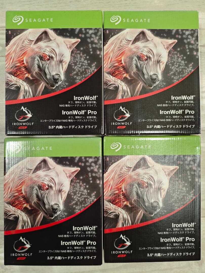 Seagate 3.5インチ内蔵HDD 12TB 4台セット