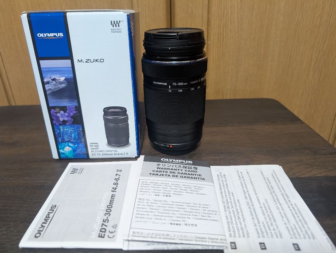 にゃお　M.ZUIKO 75-300mm F4.8-6.7 IIフード付