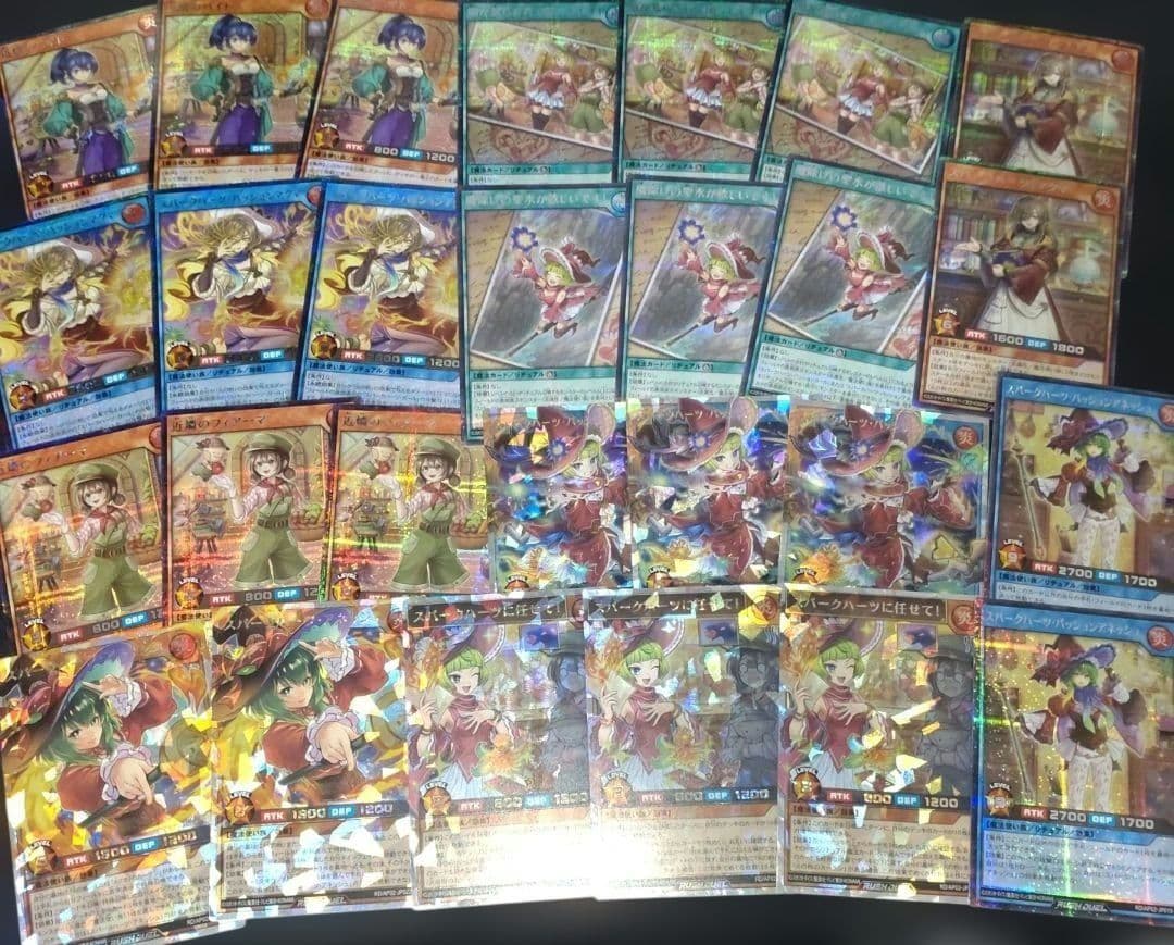 スパークハーツ　ハイレア　デッキパーツ シークレット　オーバーラッシュ