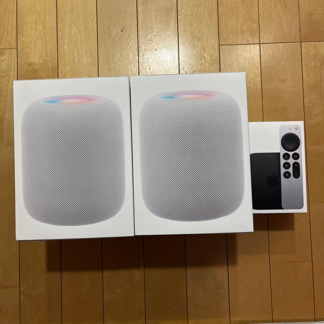 Apple Pod 第二世代 2台とApple TVセット