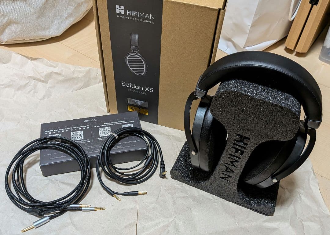 【美品】HIFIMAN Edition XS バランスケーブル付 開放型