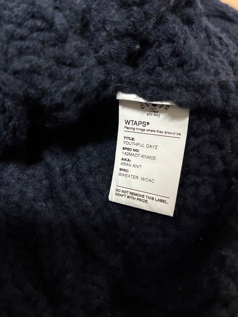 wtaps ARAN KNIT ニット NAVYネイバーフッドLシュプリーム
