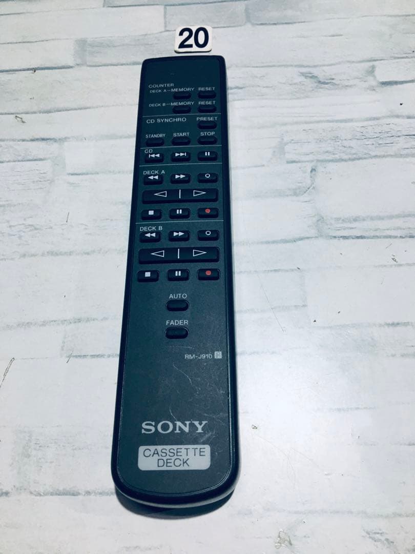 [保証あり]SONY オーディオリモコン RM-J910