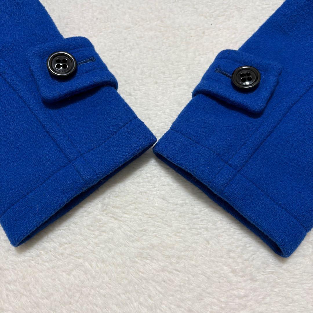 後期モデル　バーバリーブルーレーベル　ダッフルコート　ノバチェック　青　M