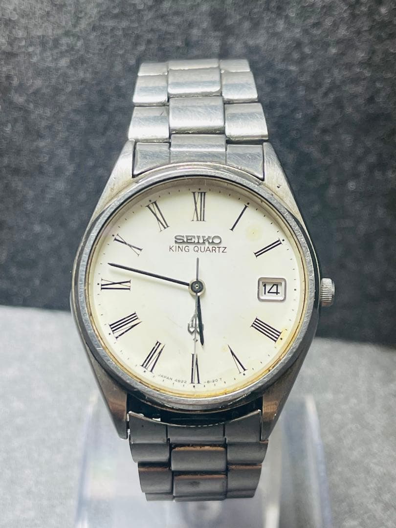 SEIKO KING QUARTZ シルバー 時計