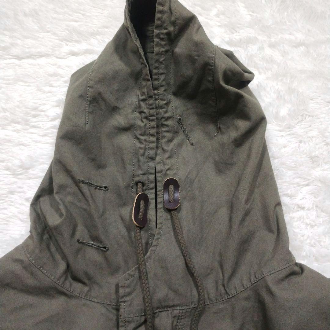 【未使用級】ヒューストン　M-51　ライナー付　モッズコート　青島コート　S　緑