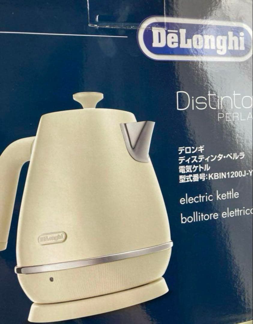 DeLonghi KBIN1200J 電気ケトル アイボリー