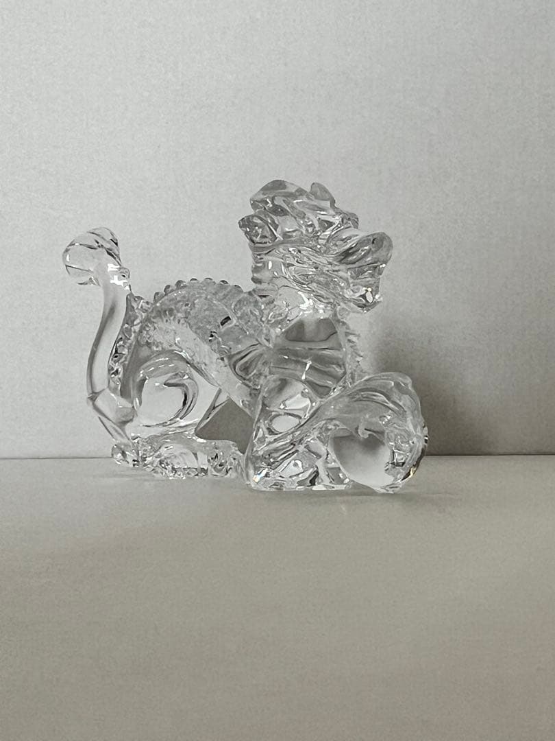 美品【バカラ 干支 ドラゴン】クリスタル置物 本体のみ